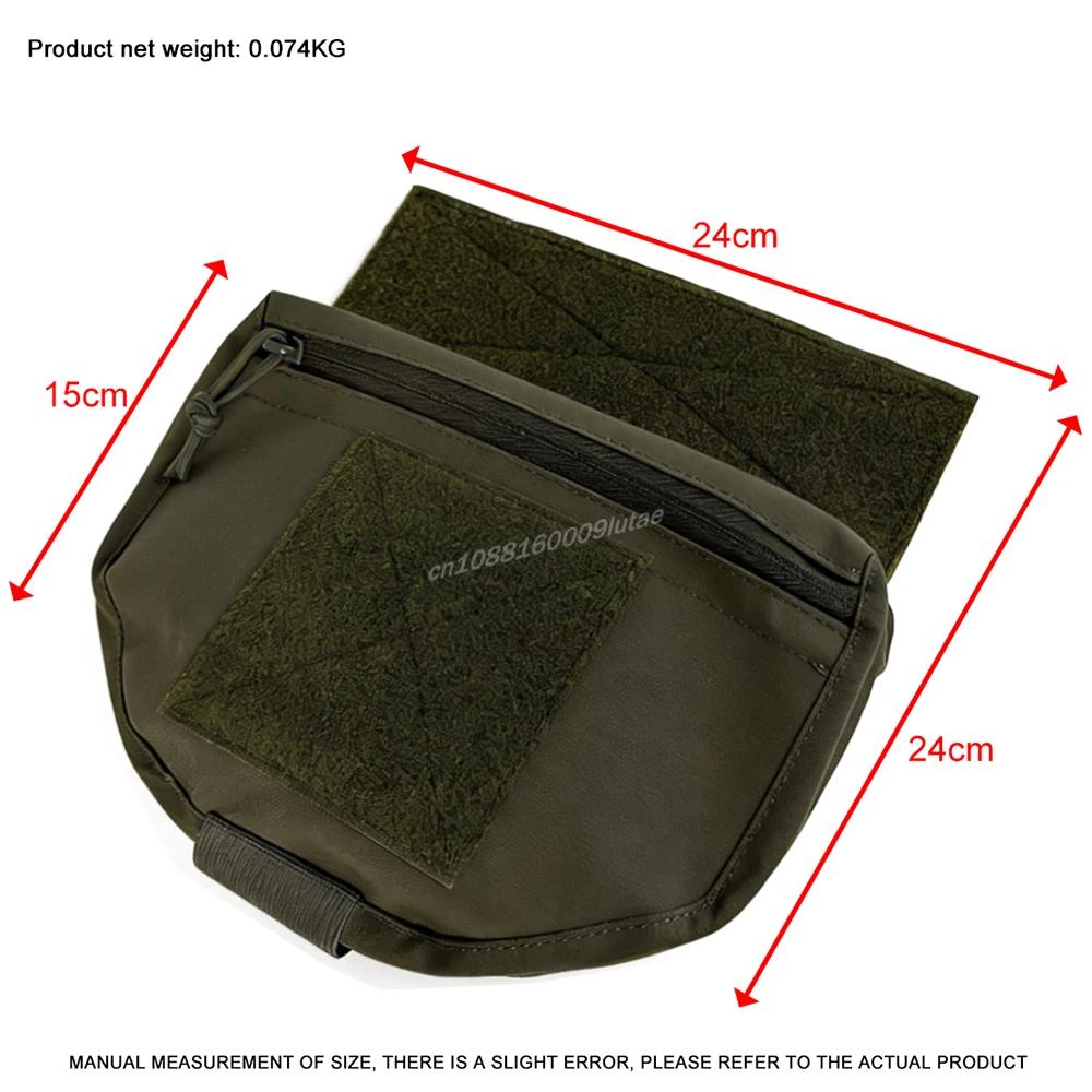 Tactical Vest Fanny Pack FCPC V5 Belly Bag Plate Carriers Pocket Chest Rig Drop Pouch Hook Loop