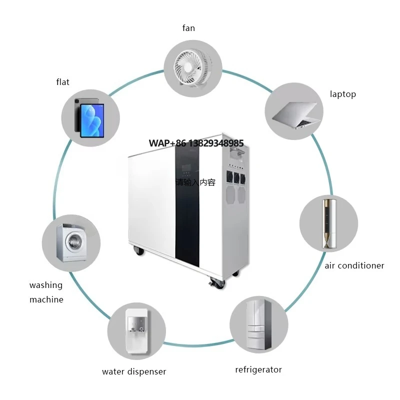 All-in-One Solar Generator Power Station 5kw 10kw Home Solar System Hybrid Free Solar Battery Storage
