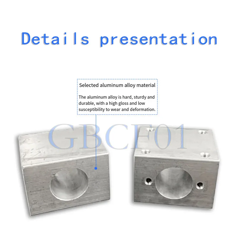 T6-T14-T20 Lead Screw Bracket Nut Housing Mount  Nut Housing Bracket  Screw Nut Conversion Seat 3D Printers Engraving Machine