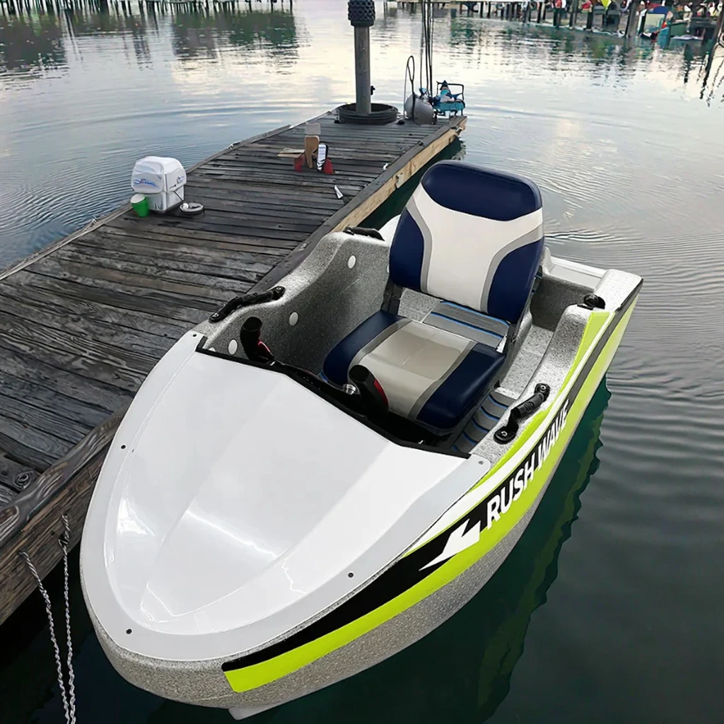 Mini Electric Racing Boat With High Speed Lithium Battery Powered Water Entertainment Jet Ski Surfboard Speed Karting Jet Ski