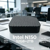 Mini PC Computer Intel Core N150 PC Gaming Computer 8/16GB RAM 1TB 2TB M.2 SSD WiFi 6 BT5.2 4K HD Portable Desktop Pc 5