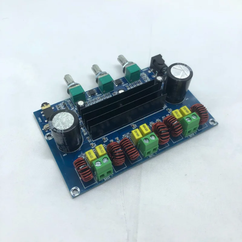 XH-A305 High Power Digital Power Amplifier Board TPA3116D2 Bluetooth 5.0 Digital Power Amplifier 2.1 Track Band Housing