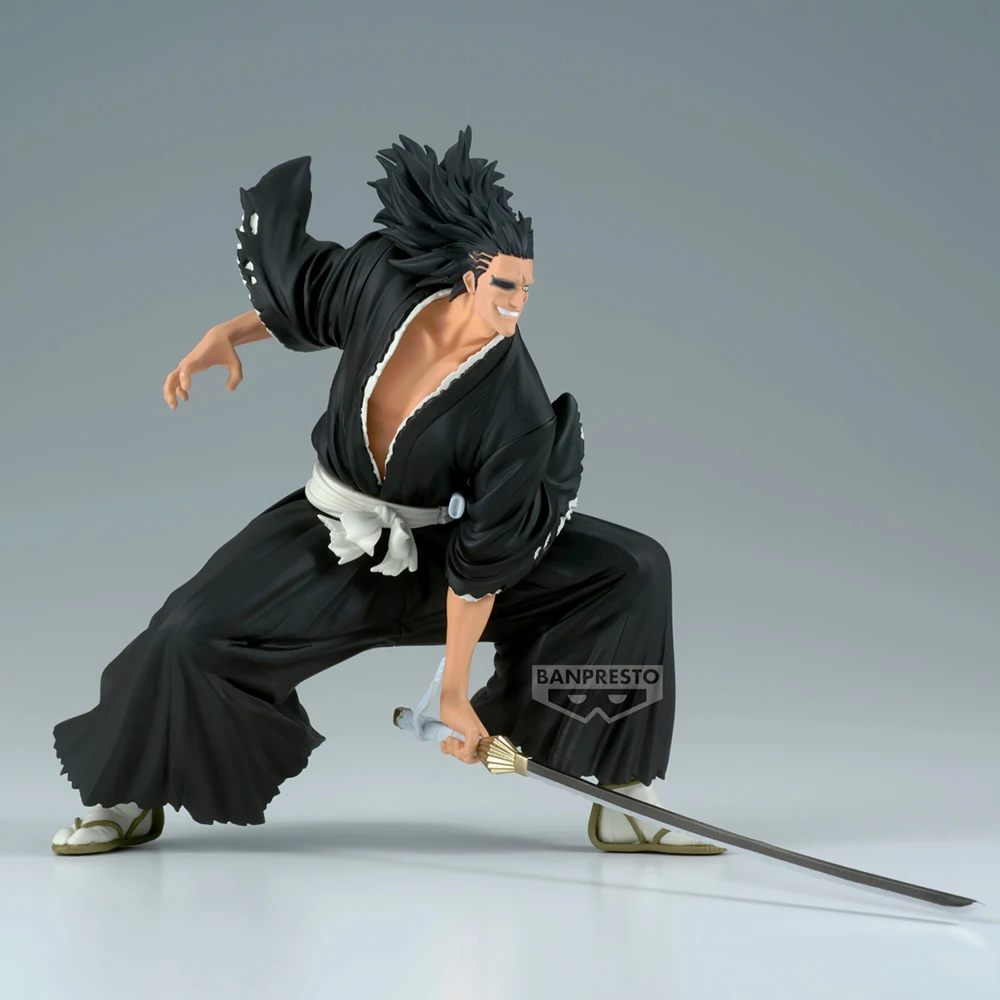 Pre Sale Original Banpresto Vibration Stars Bleach Zaraki Kenpachi Anime Figures Good Gifts Model Toys for Fans Boys Decoration