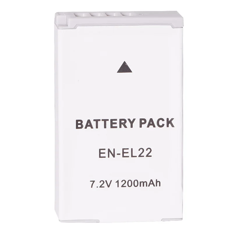 Neue 7,2 V 1200 mAh für Nikon EN-EL22 J4 1 S2 Kamera-Akkus