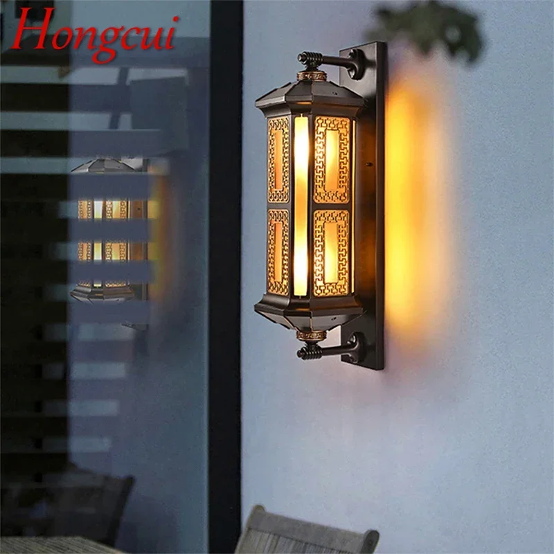 

Hongcui Contemporary LED Outdoor Wall Lamps Electric Simplicity Waterproof Balcony Hallway Courtyard Villa Gate Hotel