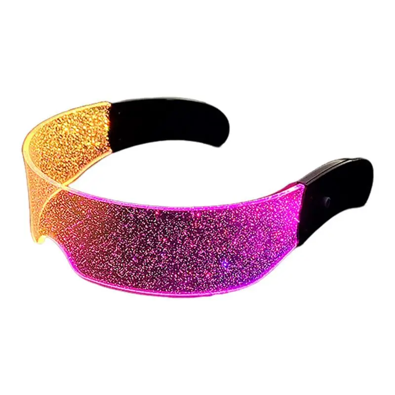 Light Up Party Glasses Multifunctional Glowing Glasses Eye-Catching With Adjustable LED Lights Comfortable Unique Glow Glasses