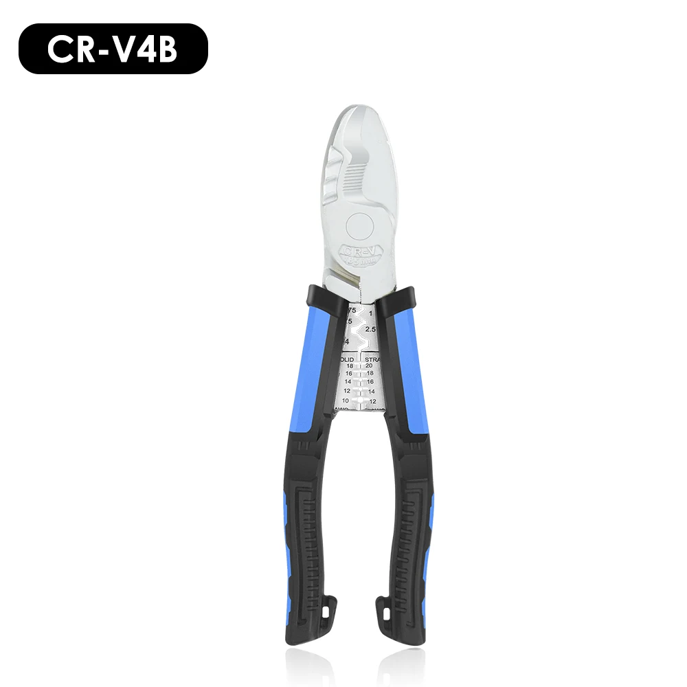 NEWACALOX 7'' Multitool Pliers Set Heavy Duty Stripper/Crimper/Cutter Wire Pliers Diagonal Pliers Jewelry Making Hand Tools