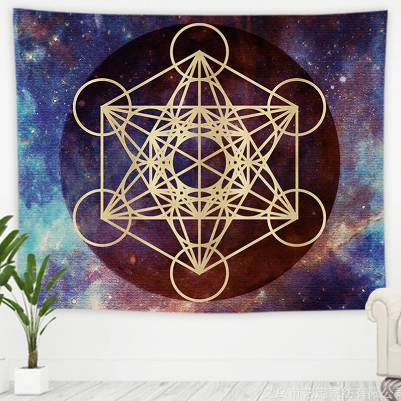 Ashou Bohemia Tapestry Wall Hanging Decor Bohemian Curtains Boho Decoration Mandala Wall Decor Taro Wall Tapestry Witchcraft