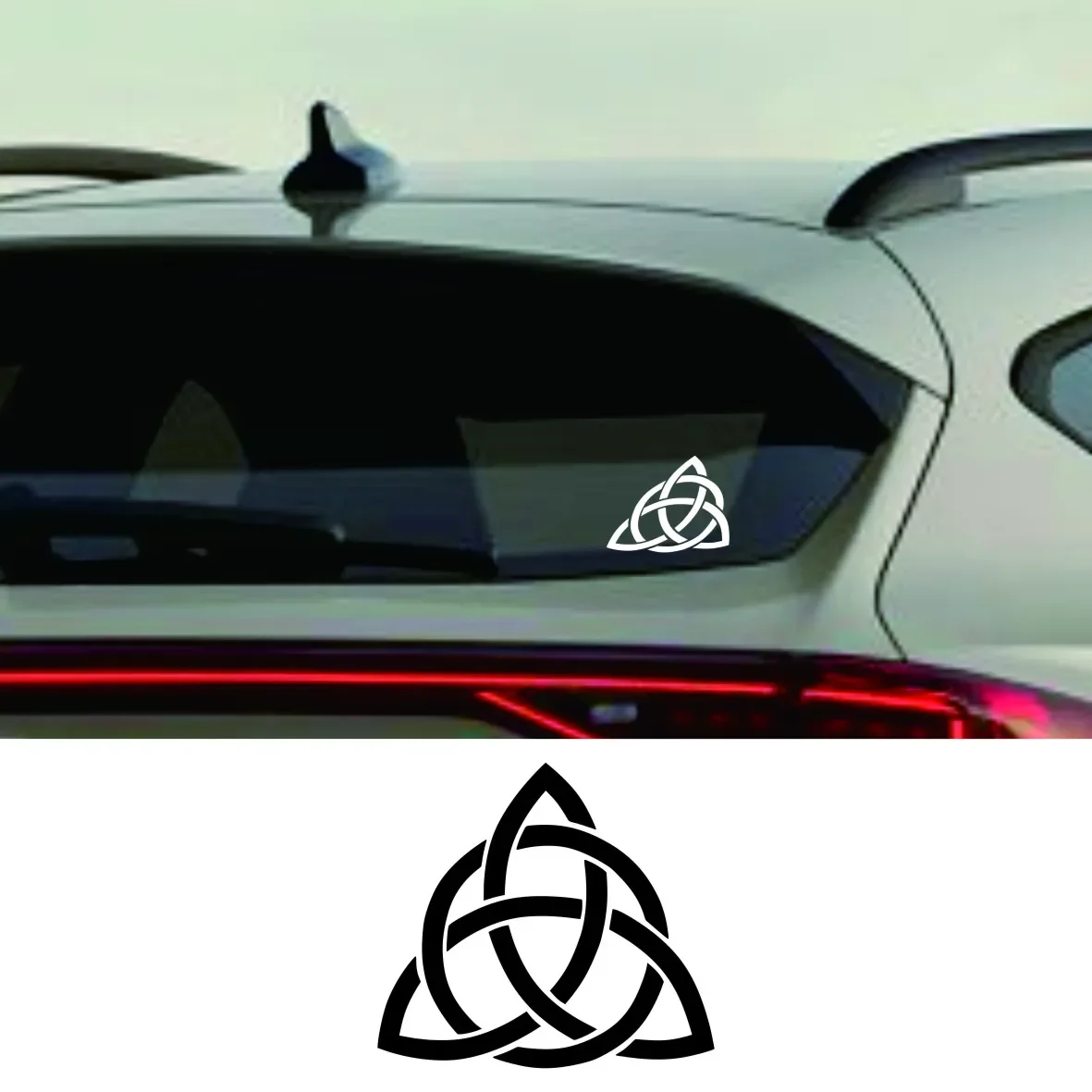 13.6*15cm knot Triquetra Trinity Celts - symbol funny car sticker and decal vinyl auto car stickers choose size