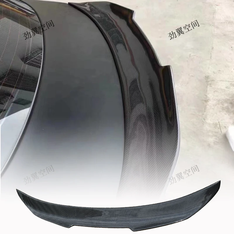 Suitable for BMW 4 Series 4-door F36 modify PSM Style Carbon fiber Rear Spoiler Trunk wing   unpaintedcarbonSpoiler