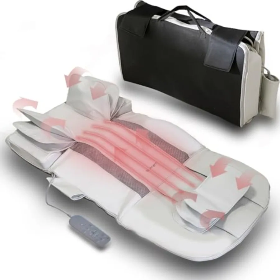 

Массажный коврик DR. WELL 2026 New Full Body Stretching Massage Mat 3D для расслабления поясницы, шеи, спины, талии и бедер. 26 мощных воздушных камер, 7 режимов массажа