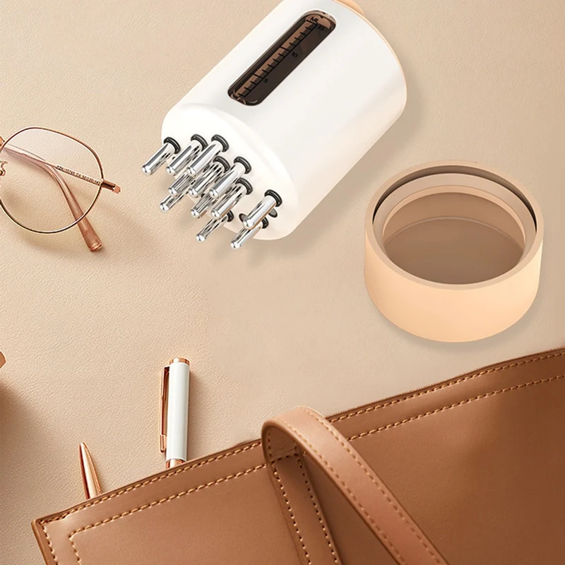 لنمو الشعر الصحي مكركرنت الاهتزاز علاج الشعر زيت الشعر قضيب مشط 1 مجموعة حليبي