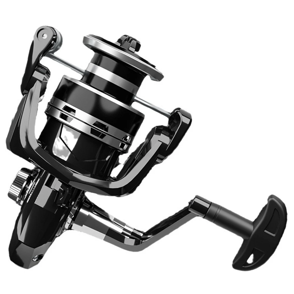 Metal Spinning Reel All Purpose Fishing Spinning Reel 8/10/12kg Max Drag 5.2:1 Gear Ratio For Saltwater And Freshwater Fishing