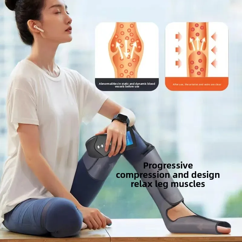 Electric Leg Massager Airbag Wrap Compression Home Use Foot Therapy Machine Portable Beauty Health Care Device from China