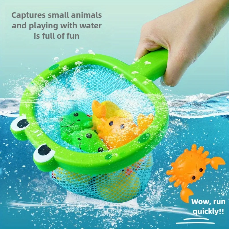 Cute And Fun Net Toy with Animal Shapes - Frog Crab Duck - Birthday Gift Perfect for Christmas Thanksgiving And Other Holiday G