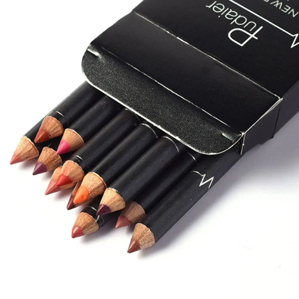 

12pcs Lip Liner Pencil Waterproof Nude Matte Lipliner Moisturizing Lasting Lipstick Liner Professional Makeup Pens Sexy Cosmetic