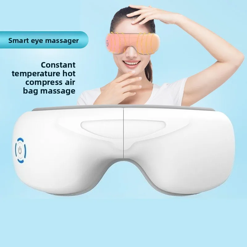 

Bluetooth-подушка безопасности, массажер для глаз, интеллектуальная зарядка времени, складной горячий компресс, маска для глаз, вибрирующая защита для глаз