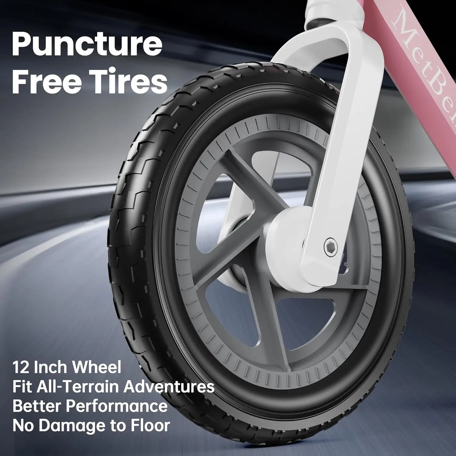 Balance Bike for Age 2 to 5 Years Baby,Colorful Lighting Toddler First Bicycle, 12-Inch Ride on Trainer Toys for Children,Kids S