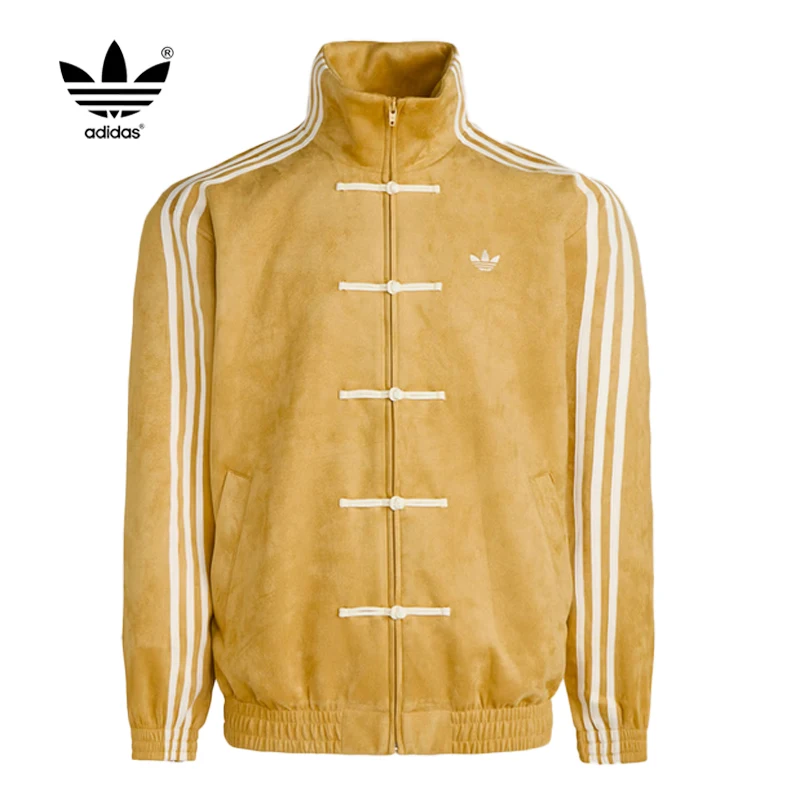 

Куртка adidas Originals CTT FW25 3.1 SOFT в новом китайском стиле с полосками и длинными рукавами KT3851