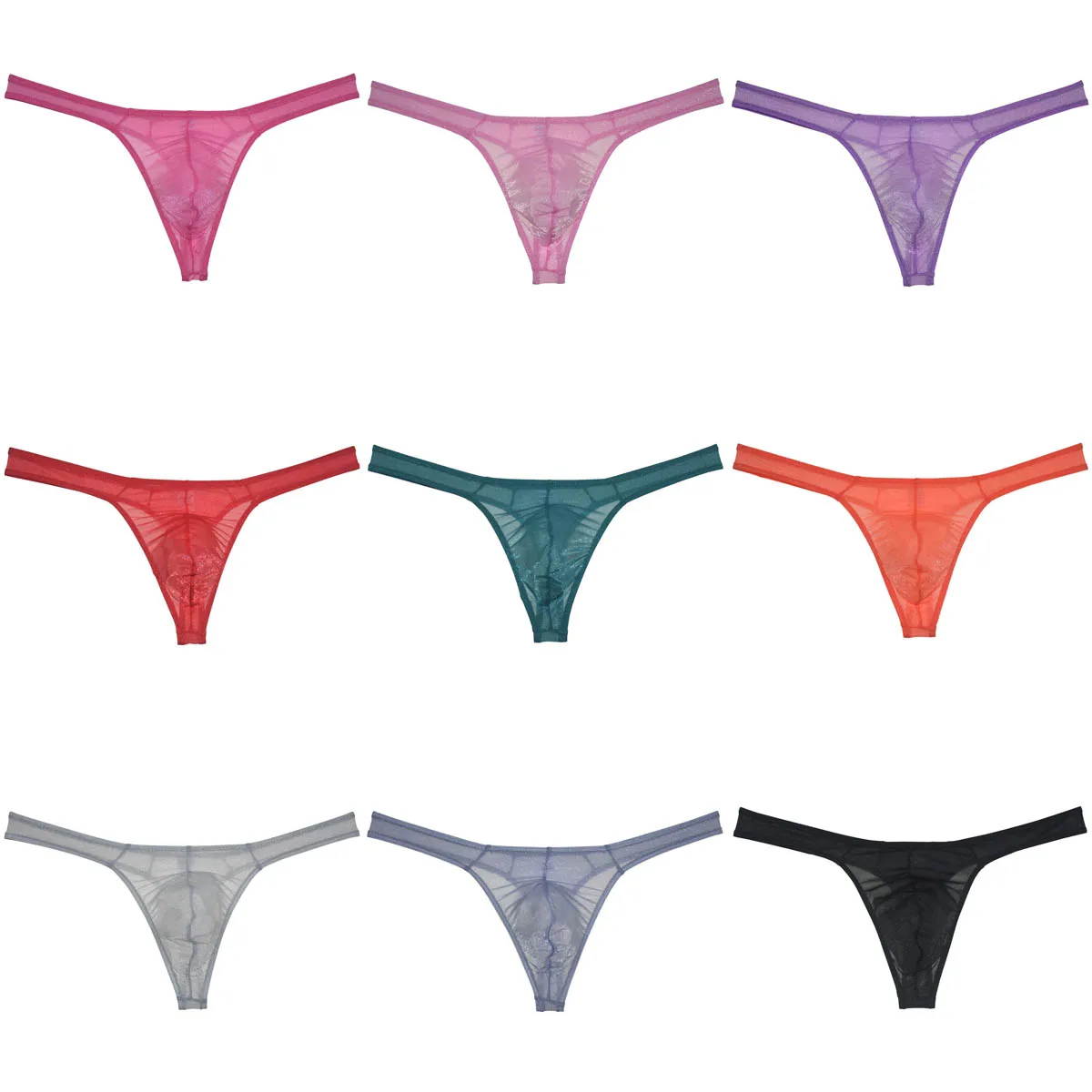 Heren Pure Sexy G-Strings Brutale Jockstrap Zakje Elastische String Sneldrogende Zachte Tangas Comfortabel Braziliaans Ondergoed