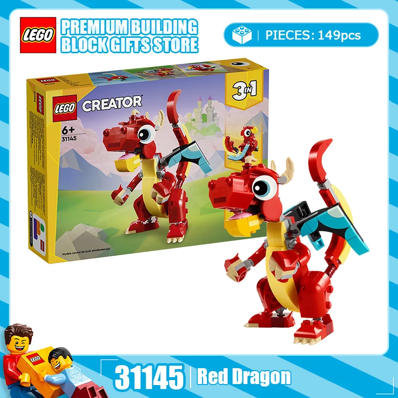 

LEGO 3-in-1 series 31145 31140 children's puzzle toy assembly DIY assembly children's toy gifts