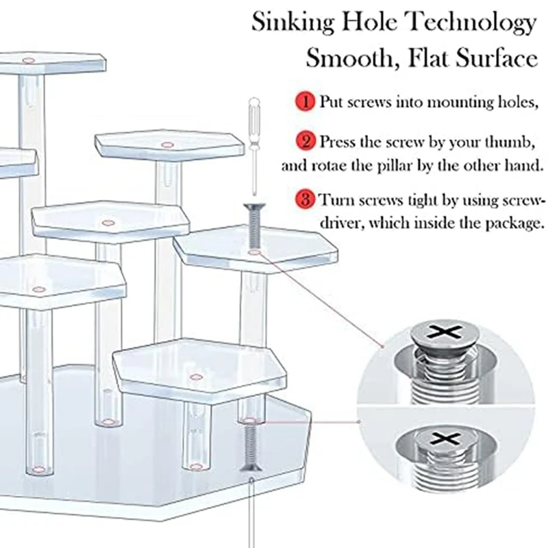 

Rog-eyAcrylic Display Stand for Figures, Collectibles, Dolls,Action Figures Collection Organizer Holder, Collectibles