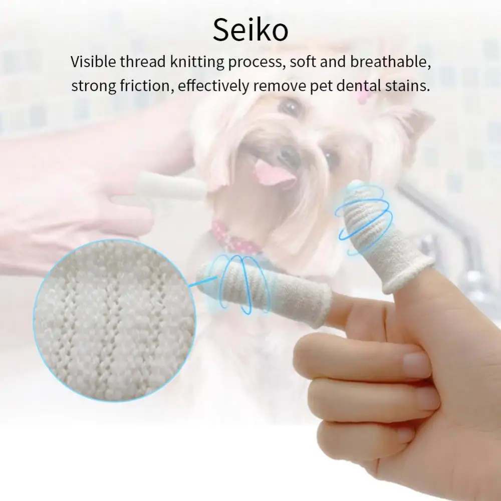 Kitten Toothbrush Effective Cleaning Easy To Use Long-lasting Popular Pet Care Product Portable Oral Cleaning Tool