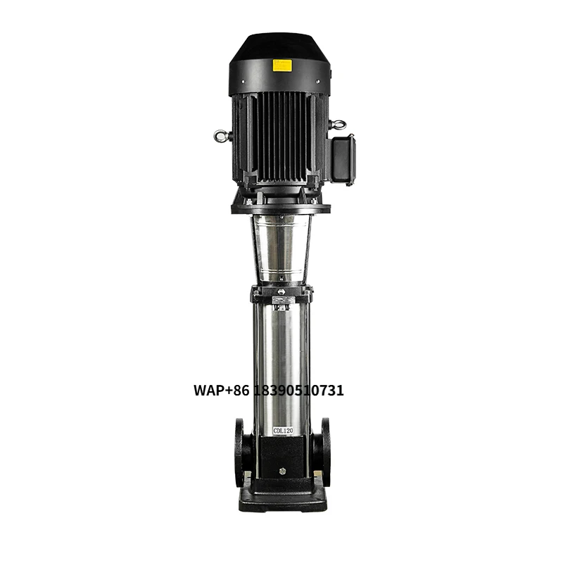 Wholesale 1HP Electric Stainless Steel Water Pump Large Flow Vertical Multistage Centrifugal Pump for Water Treatment
