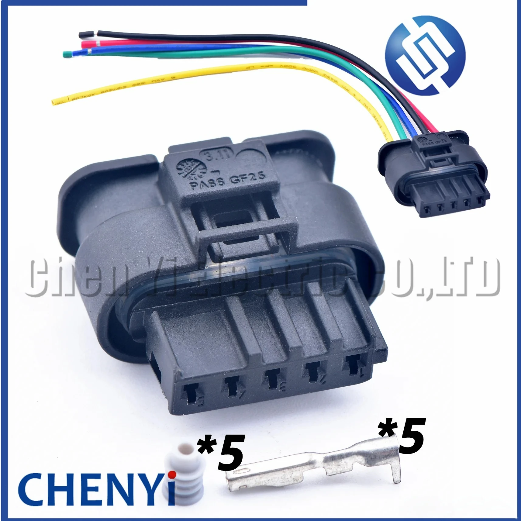 5-Pin Auto-Steckverbinder für Motoransaugkrümmer, Servomotor, Dämpfermotor, Luftmassenmesser-Sensor 872-860-541 7540393-04
