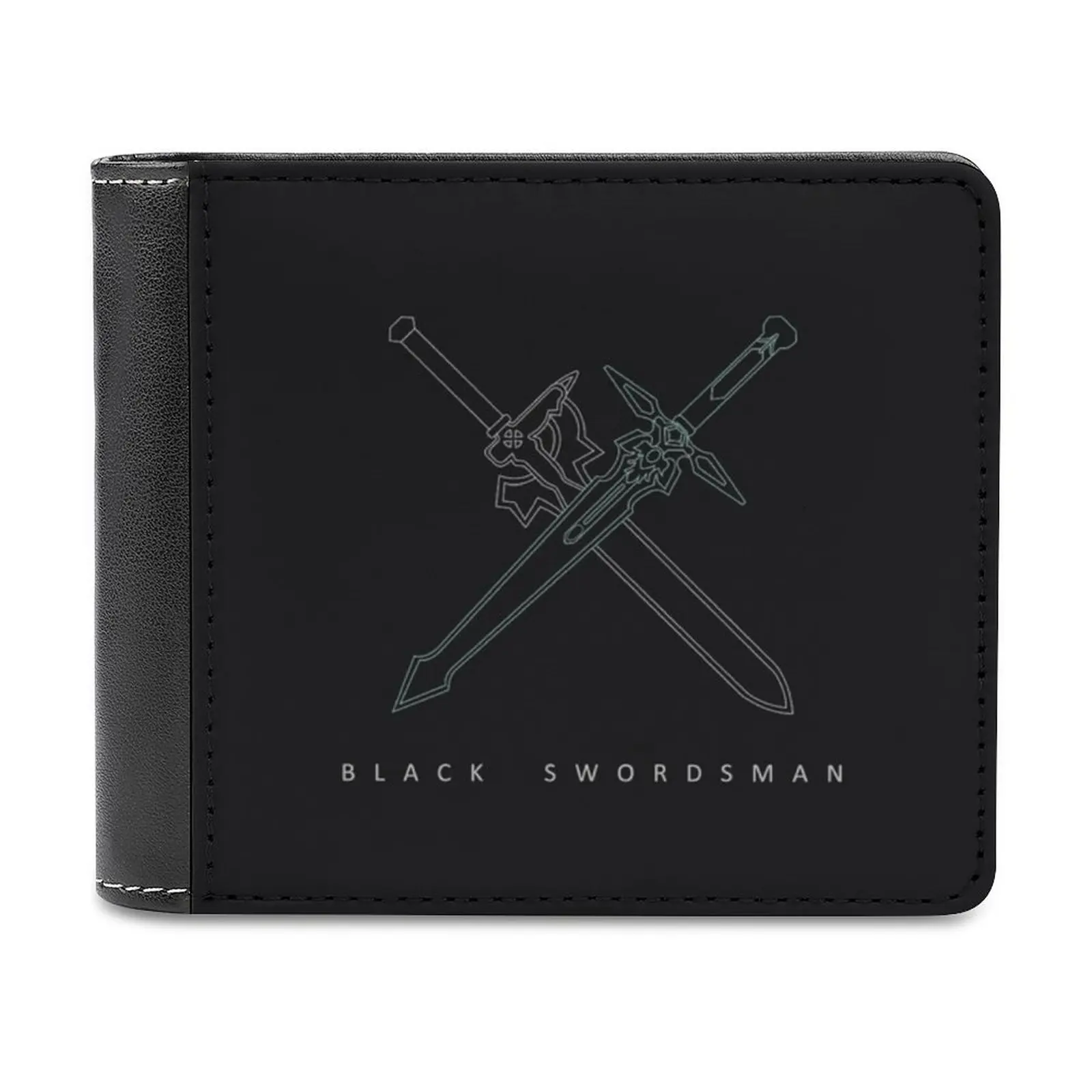 Elucidator X Dark Repulser Men's Wallet Purses Wallets New Design Dollar Price Top Men Leather Wallet Sword Art Online Sao