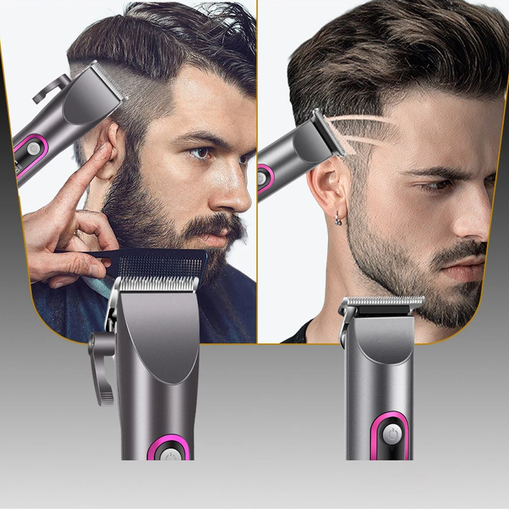Hair Clipper For Men USB Rechargeable Hair Trimmer Hair Cutting Tools LCD Display