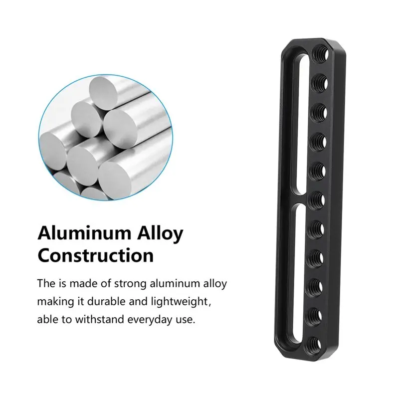 T31C-New For Camera 4 Inch Cheese Plate With Countersunk Slots& 1/4