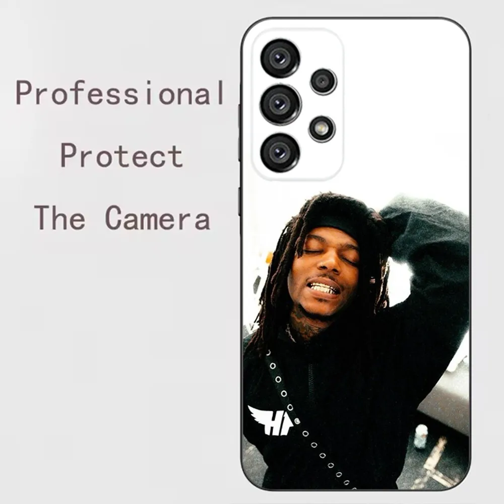 JID American Rapper Phone Case For Samsung Galaxy A13,A21s,A22,A31,A32,A52,A53,A71,A80,A91 Soft Black Shell