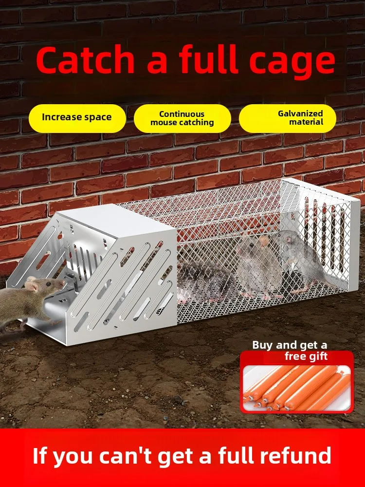 

Automatic Rat Trap Mouse Cage Catcher Home Pest Control Rodent Killer for Mice Rats