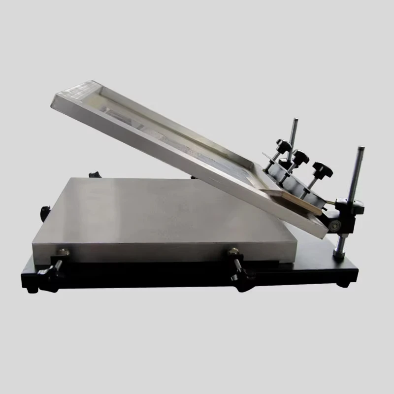 PUHUI Small Manual Silk Screen Station SMT Manual Stamping Station Solder Paste Screen Printing Machine Screen Printing Machine