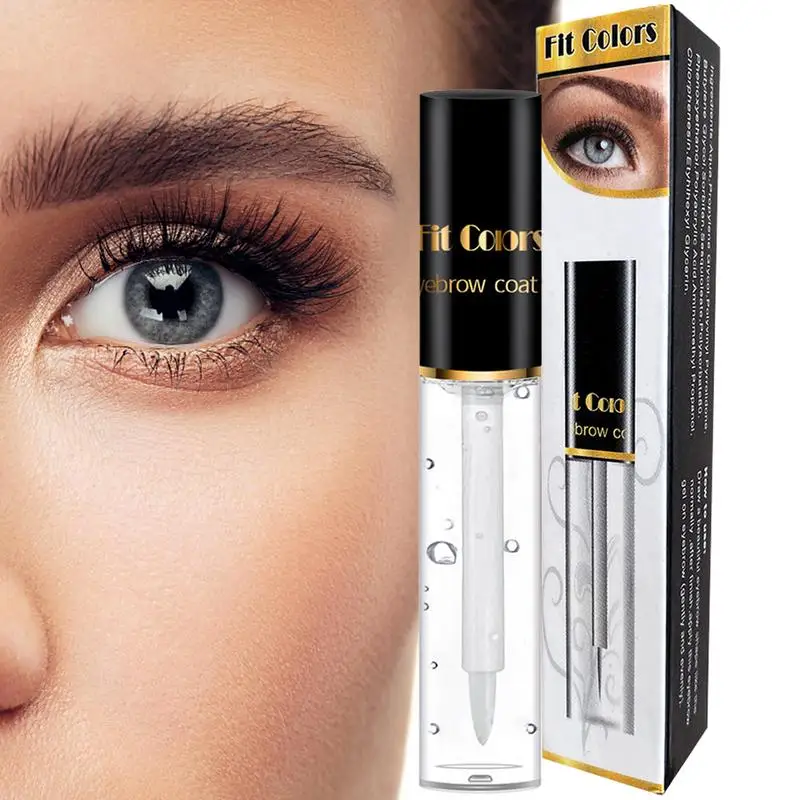 Gel réparateur transparent pour les sourcils, gel correcteur pour les yeux, liquide résistant à l'eau et à la sueur