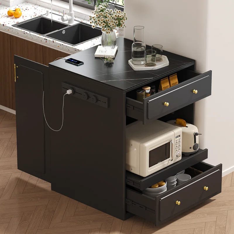 American removable island cabinet separate living room dining side locker solid wood dining side cabinet against the wall small