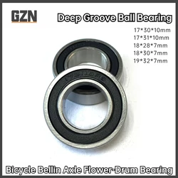 2/4pcs Bicycle bearings Flower drum axle mountain bike bearings 173010-2RS 17X30X7 173110 18287 18x28x7mm 18307 19327-2RS