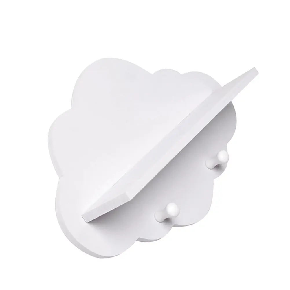 Cloud Shape Punch Free Porch Storage Rack Hooks Wall Hanging Organizer Coat Hooks Storage Shelf Rack Home Decor Sundries Holder