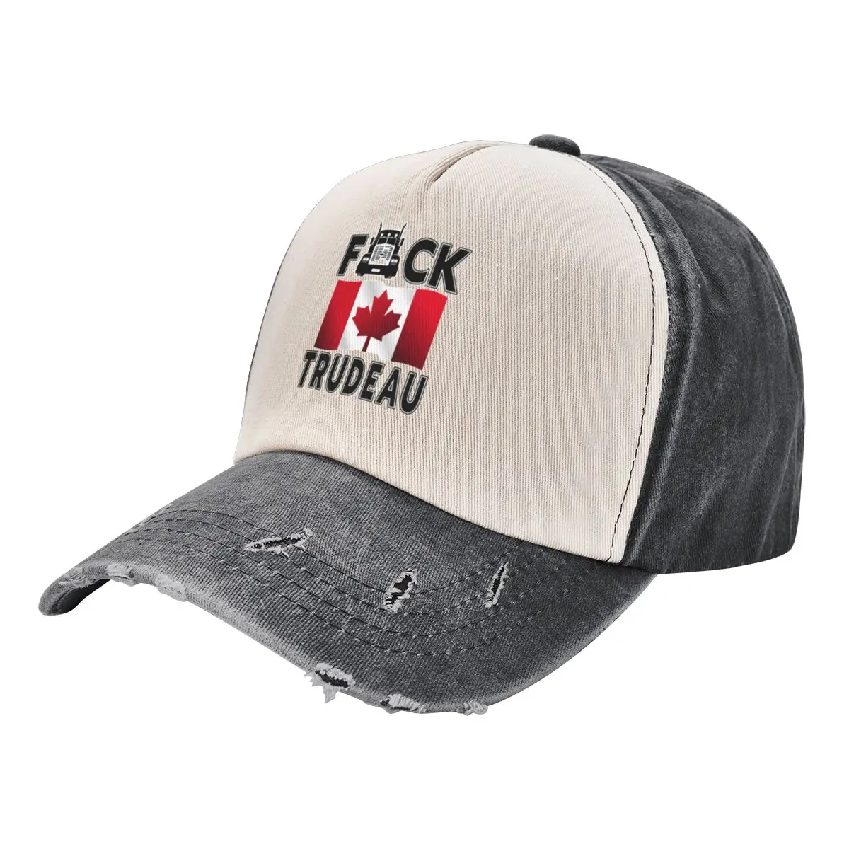 F-CK TRUDEAU SAVE CANADA FREEDOM CONVOY OF TRUCKERS BLACK Baseball Cap dad hat Military Tactical Cap Designer Man Women's