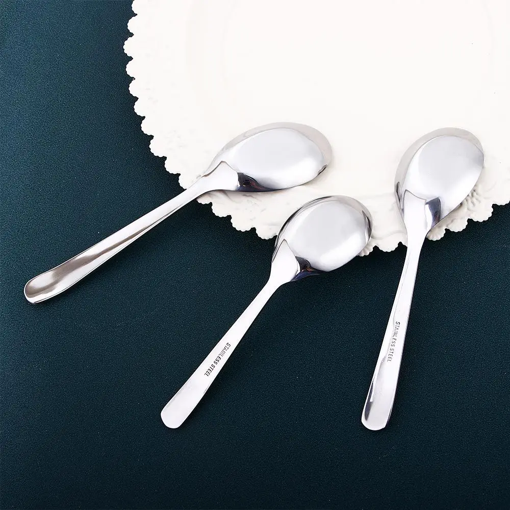 Picture 5: Restaurant Cooking Stainless Steel Kitchen Dinner Scoop Flatware Tableware Soup Spoon