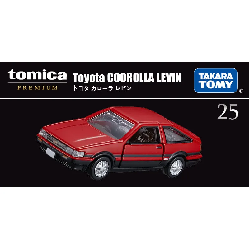 

Модель автомобиля TOMY Simulation Alloy Car Model Tomica, игрушки для мальчиков, флагманский набор Black Box TP25, Toyota Corolla Leiling 936459