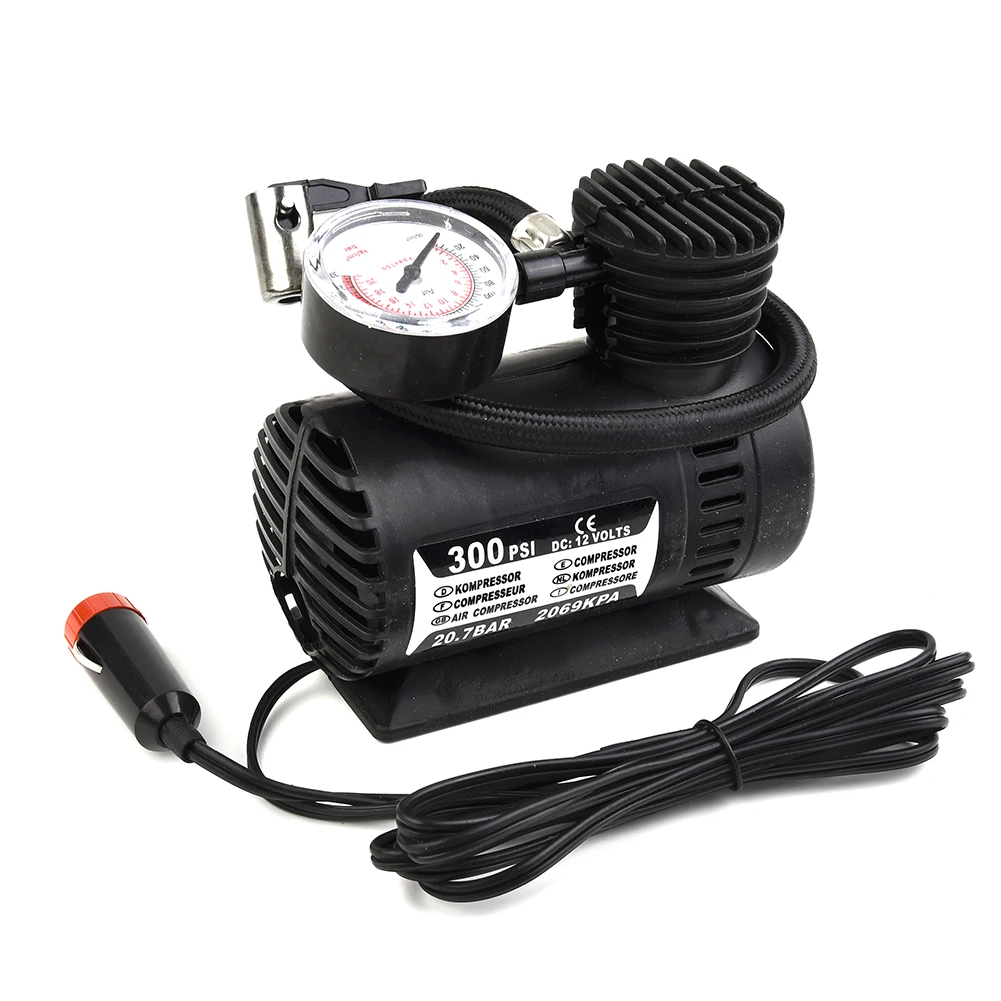 

12v150psi Heavy Duty Deluxe Portable Metal Air Compressor Car Tyre Inflator With Digital Pressure Gauge Car Tire Inflatable Pump