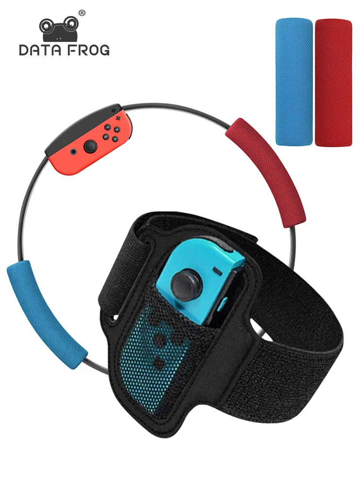 DATA FROG For Switch Leg Straps Ring Fit Adventure Leg Nintendo Adjustable Elastic Sports Straps Ring Big Adventure for Switch