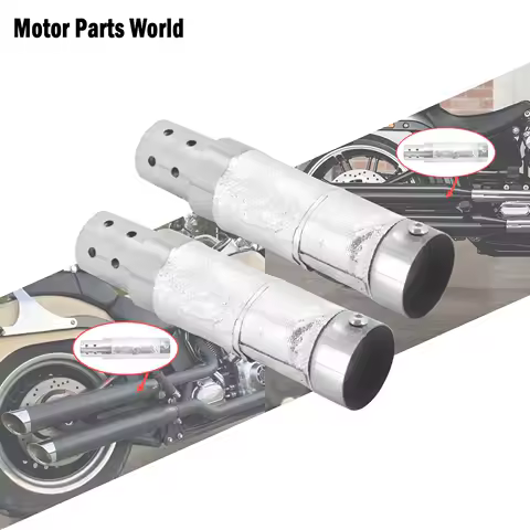 Motorcycle Universal Quiet Baffle Exhaust Pipe Muffler For Harley Sportster XL 48 883 Touring Street Glide Softail Dyna
