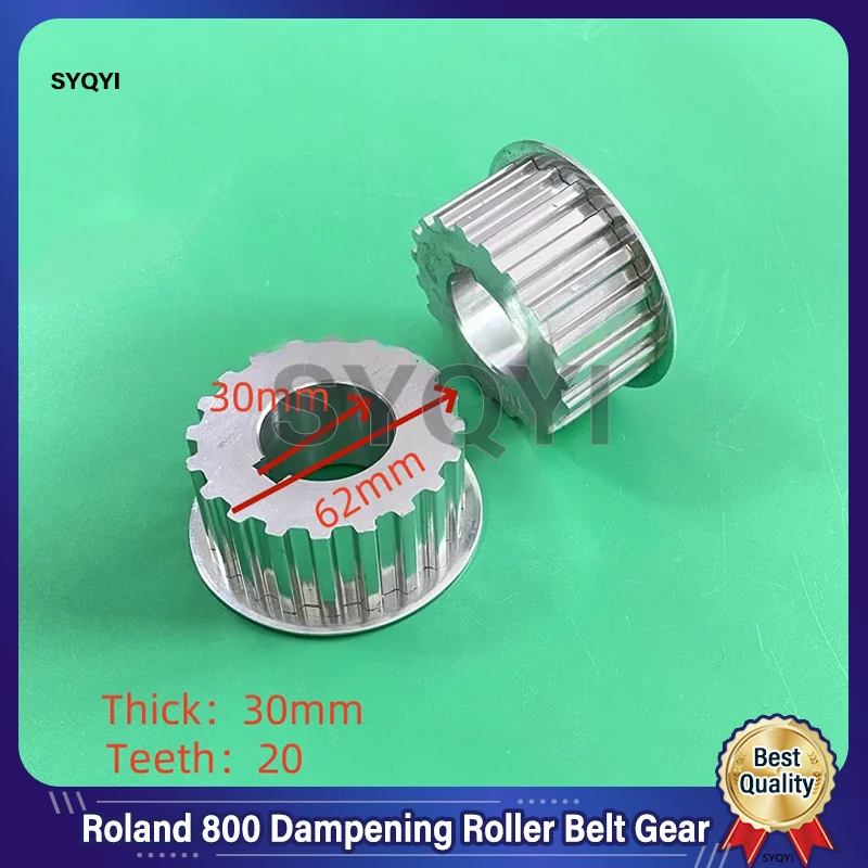 

Детали печатной машины Roland 800, демпфирующая роликовая ременная шестерня Roland 800, синхронизирующая шестерня, алюминиевая шестерня с водяным каналом