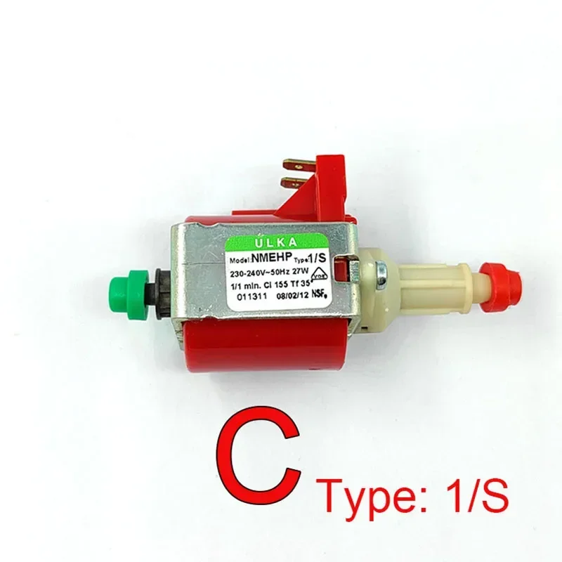 Itália ulka nmehp nme3 nme4 ac 220-240v bomba de água eletromagnética fluxo de alta pressão para máquina de café mais limpo ferro quente