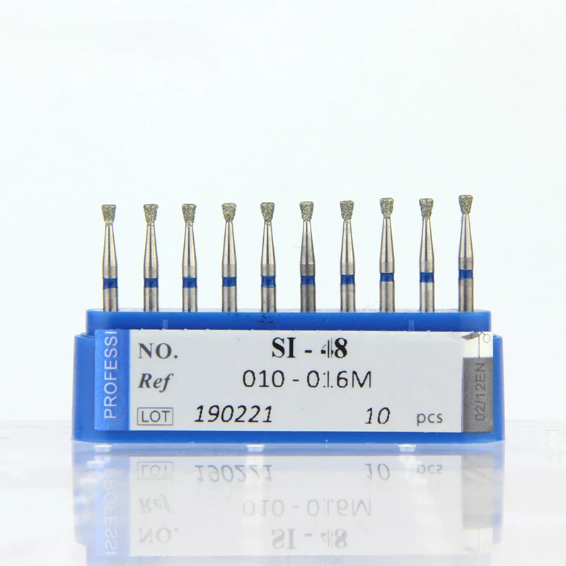 10 Stück/Set Dental-Diamantbohrer 39 Größen 1,6mm für Hochgeschwindigkeits-Handstück Stomatologie-Abteilung Zahnmedizin Schleifwerkzeuge – Detail 33