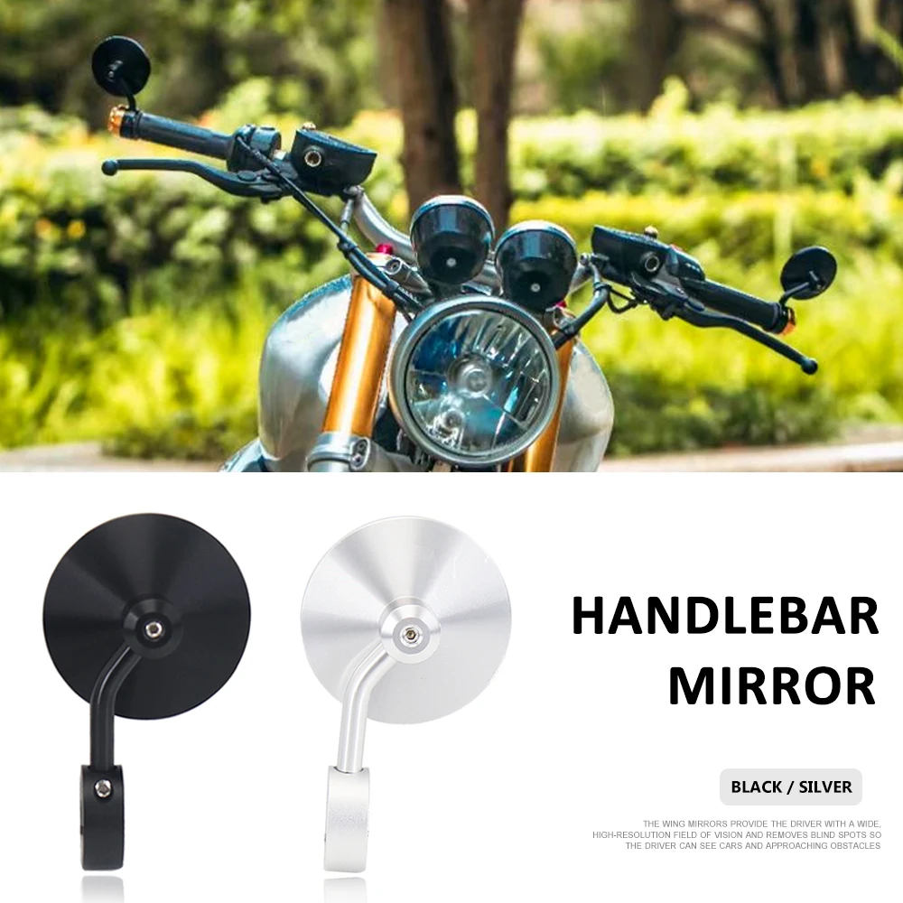 Motorcycle Mirror Aluminum Handle Bar End Rearview Side Mirrors Accessories For BMW RNINET RnineT R NineT R NINE T NINET R9T