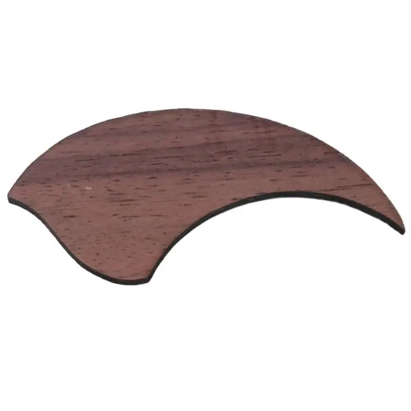 652F Practical Ukulele Pick Guards Plate Rosewood Ukulele Pickguard Teardrop Ukulele Pick Guards for Players